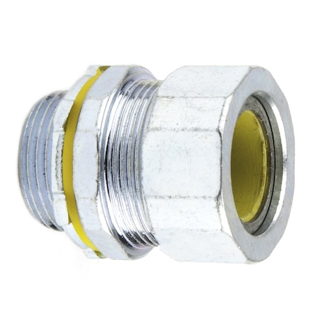 Dottie L.H. Dottie 3/4'' Steel Strain Relief Connector (Yellow Grommet), 10PK SR75B750